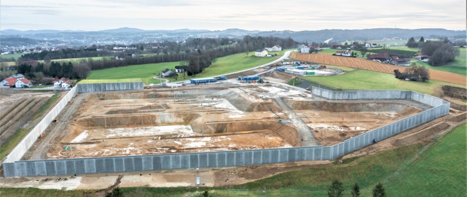 JVA Passau - Baustelle - © Staatliches Bauamt Passau / Matthias Kinateder