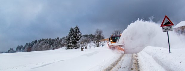 Schneeschleuder