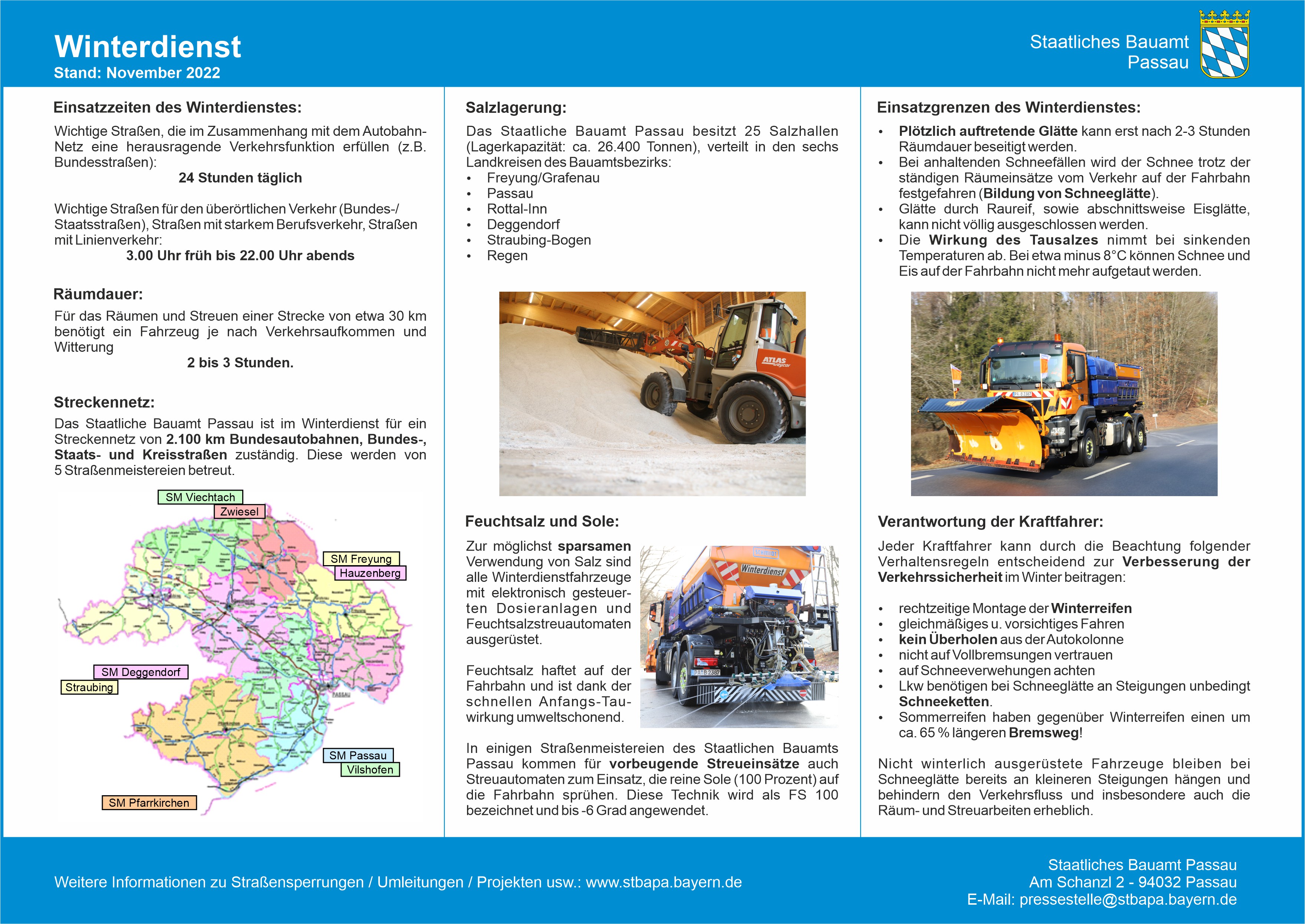 Winterdienst-Info 2022/2023 Winterdienst-Info 2022/2023