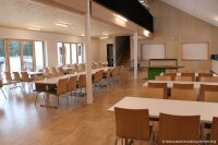 Der neue Speisesaal. Der neue Speisesaal.