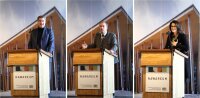 Zum gelungenen Museumsneubau gratulierten Ministerpräsident Dr. Markus Söder (v.l.), Wirtschaftsminister Hubert Aiwanger und Landwirtschaftsministerin Michaela Kaniber. Zum gelungenen Museumsneubau gratulierten Ministerpräsident Dr. Markus Söder (v.l.), Wirtschaftsminister Hubert Aiwanger und Landwirtschaftsministerin Michaela Kaniber.