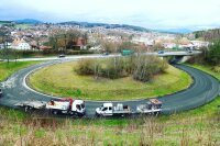 Die Fahrbahn der B 11 rund um den Riedbergtunnel wurde in diesem Jahr erneuert.