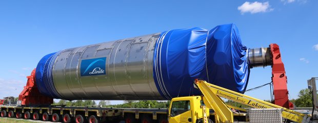 Der Schwertransport bei Malching Der Schwertransport bei Malching