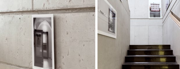 Detailaufnahmen vom Treppenhaus mit Fotoarbeiten von Juergen Bergbauer Detailaufnahmen vom Treppenhaus mit Fotoarbeiten von Juergen Bergbauer