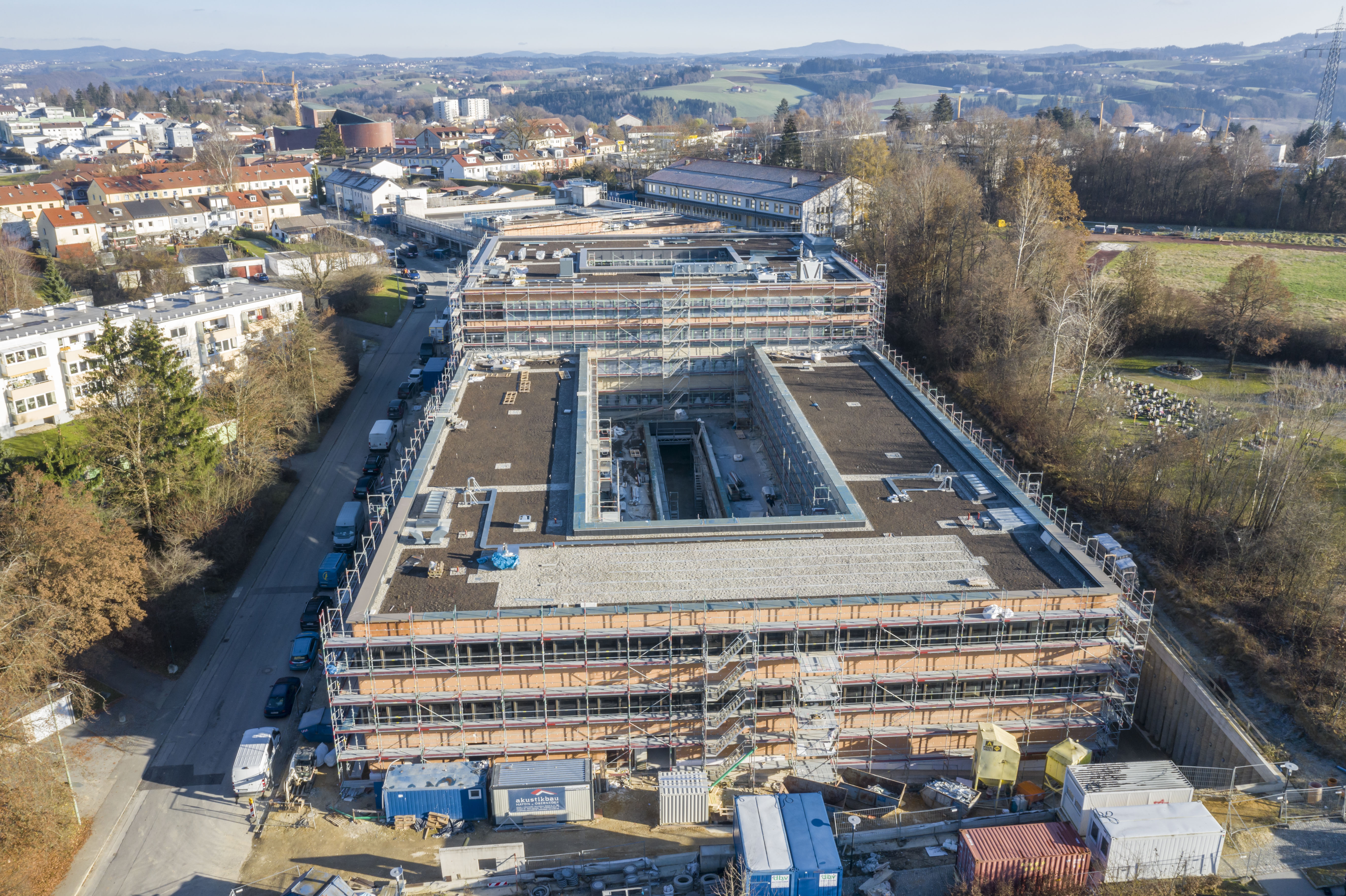 Der Neubau für die Landespolizei in Passau war im vergangenen Jahr die größte Hochbau-Baustelle des Staatlichen Bauamts Passau.