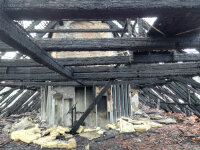 Der historische Dachstuhl wurde durch den Brand vollständig zerstört.