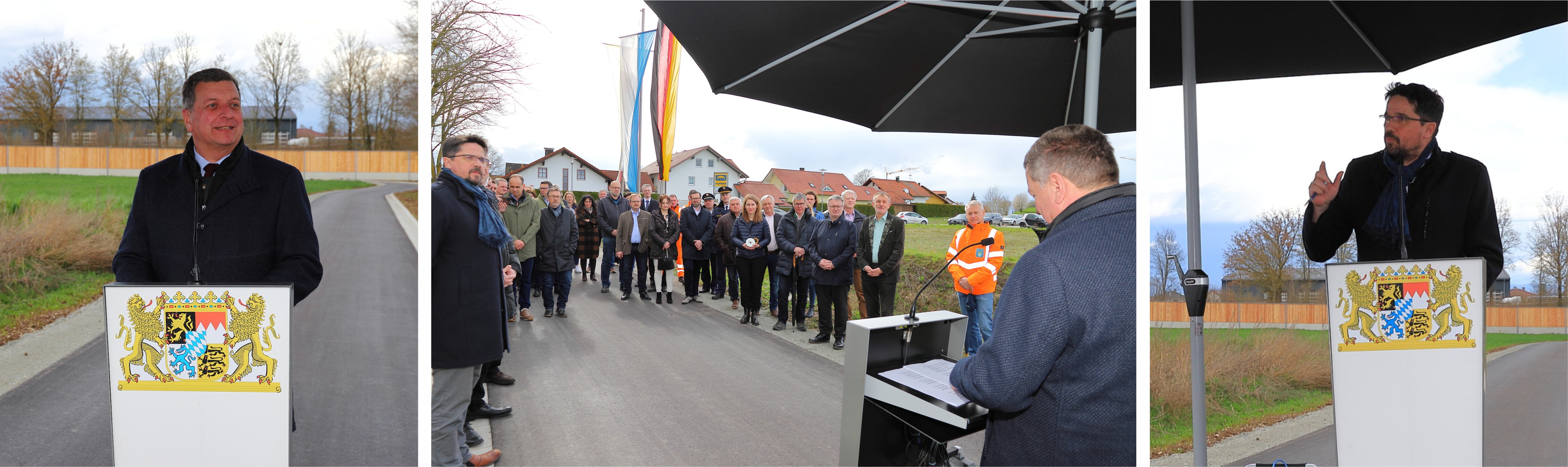 Informationen zum neuen Geh- und Radweg gaben Verkehrsminister Christian Bernreiter (l.) und Bürgermeister Adalbert Hösl (r.) Informationen zum neuen Geh- und Radweg gaben Verkehrsminister Christian Bernreiter (l.) und Bürgermeister Adalbert Hösl (r.)