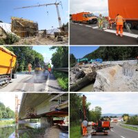 Für Brücken- und Straßenbaustellen sind die Voraussetzungen derzeit ideal. Darum finden sich auf zahlreichen Straßen aktuell Baustellen.