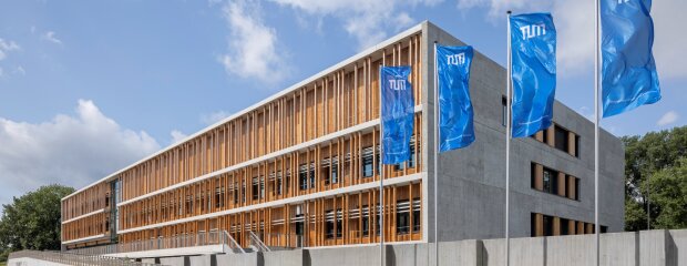 Neubau des Lehr- und Forschungsgebäudes der TU München am Campus Straubing für Nachhaltige Chemie.
