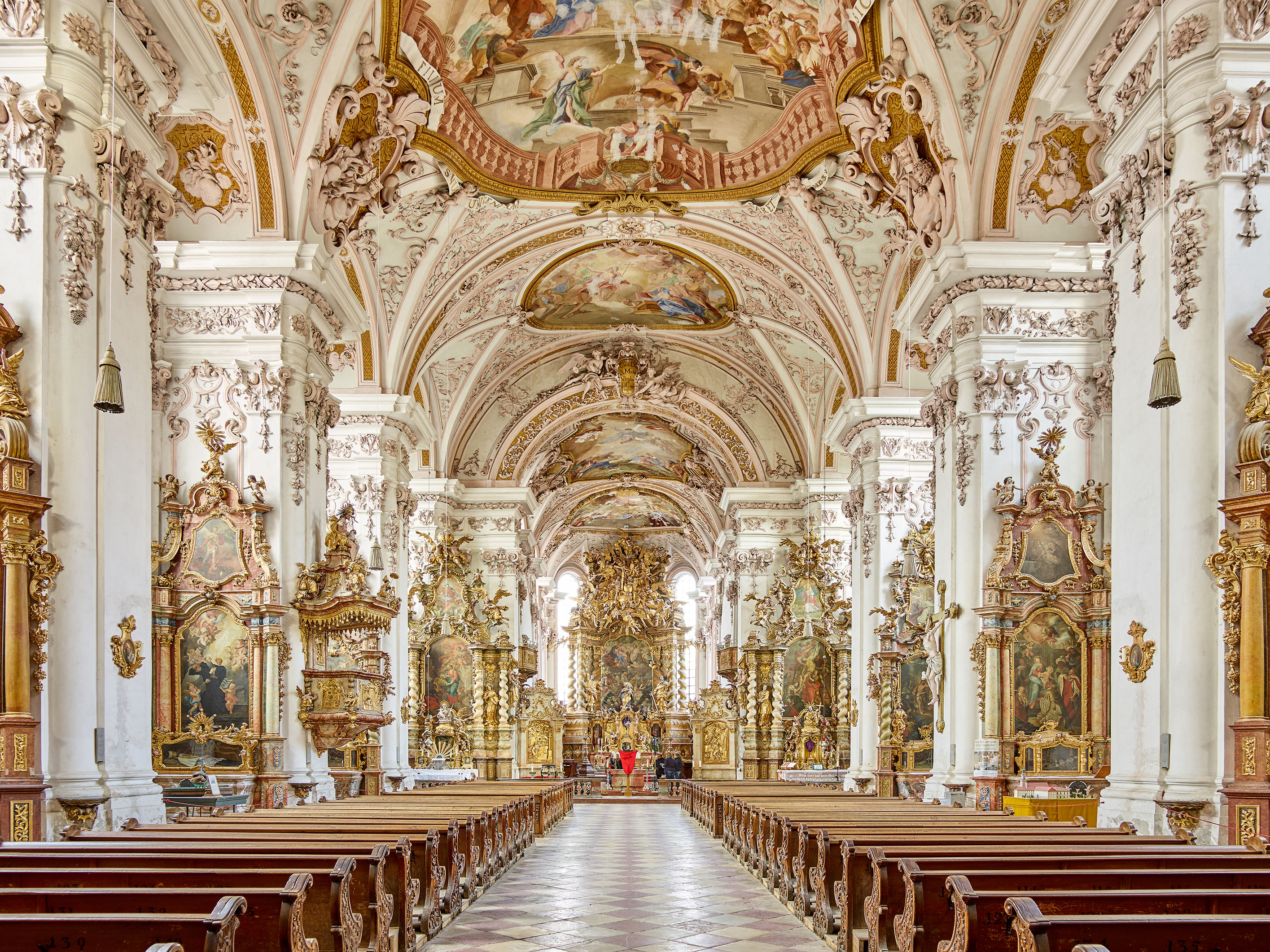 Asamkirche in Alderbach - Innenansicht Asamkirche in Alderbach - Innenansicht