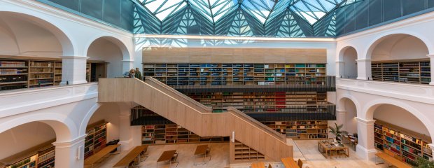 Innenraum Staatliche Bibliothek Passau