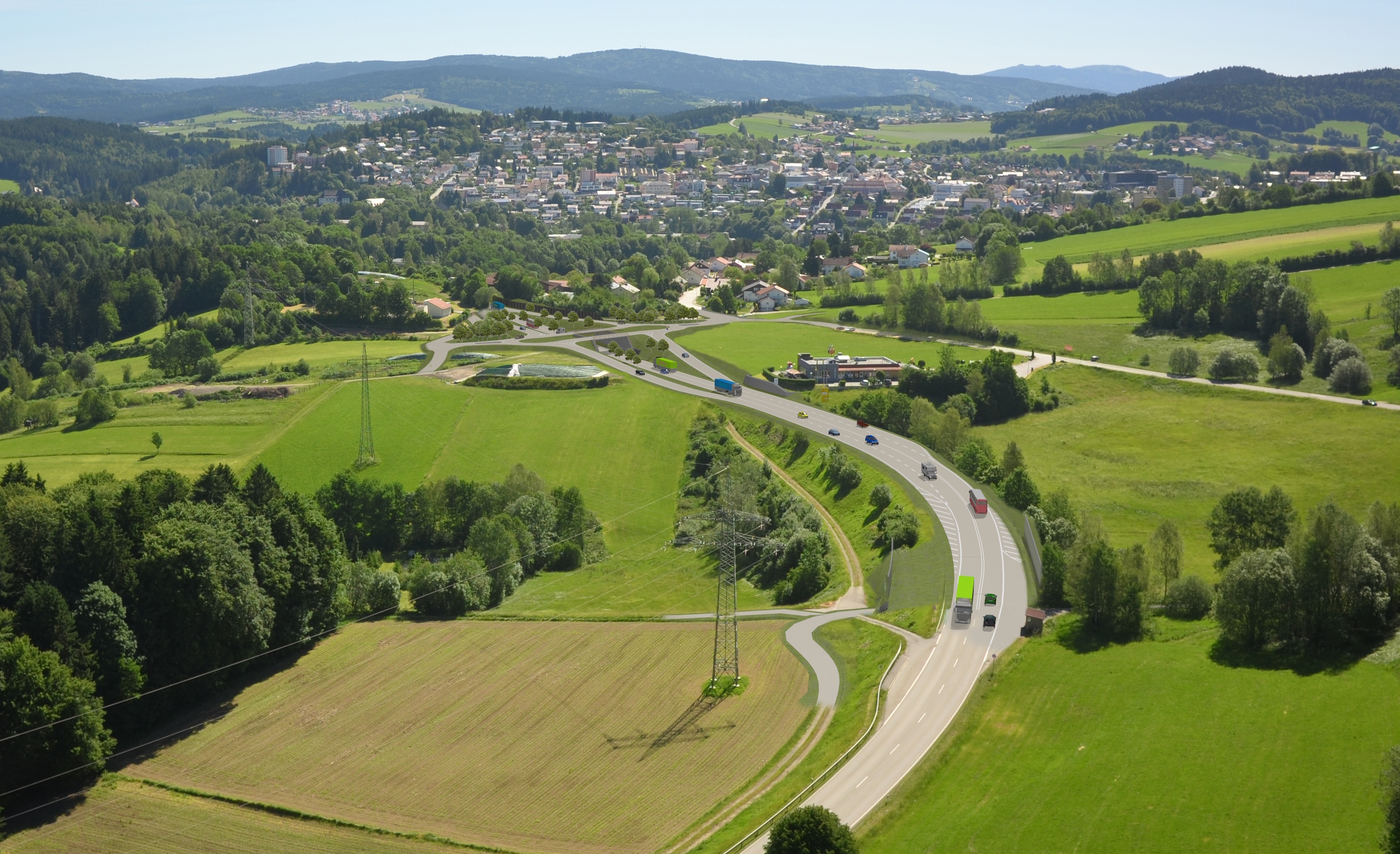 Visualisierung 1: Knoten nach Umbau Visualisierung 1: Knoten nach Umbau